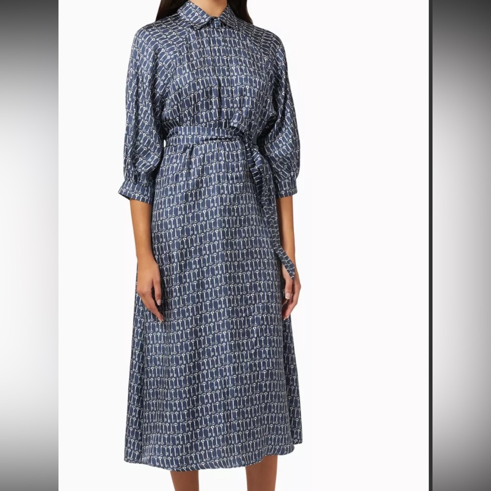 MAX MARA Shirt Dress in Silk